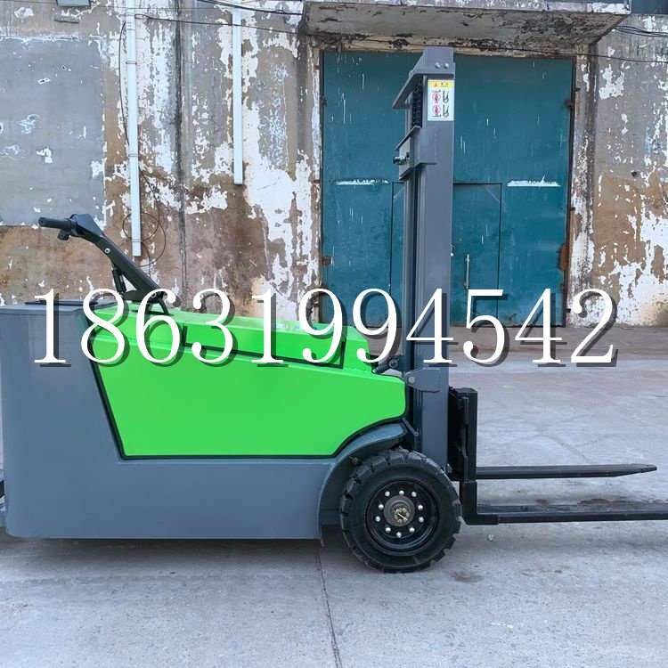 北海市小型电动叉车1吨2吨步行站驾式电瓶堆高充电装卸车液压升降车铲车